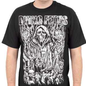 tričko metal INDIEMERCH Dying Fetus Old School Čierna XL