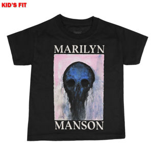Tričko metal ROCK OFF Marilyn Manson Halloween Painted Hollywood Čierna 12-13