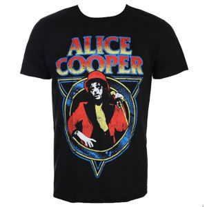Tričko metal ROCK OFF Alice Cooper Snake Skin Čierna