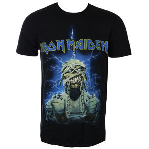 Tričko metal ROCK OFF Iron Maiden Powerslave Mummy Čierna M