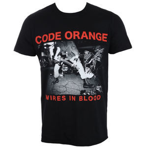 Tričko metal PLASTIC HEAD Code Orange WIRES IN BLOOD Čierna L