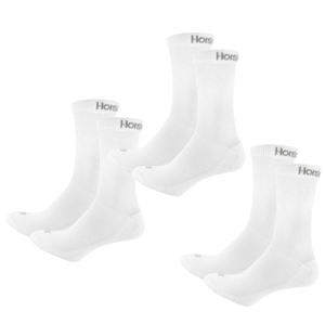 ponožky (set 3 párov) HORSEFEATHERS - DELETE - WHITE - AA547B 11-13