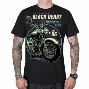tričko pánske BLACK HEART - TERMINATOR - BLACK - 10191