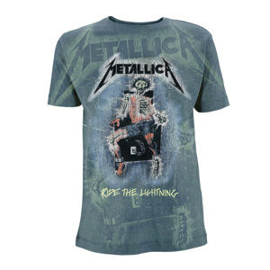 Tričko metal NNM Metallica Ride The Lightning A/O Čierna