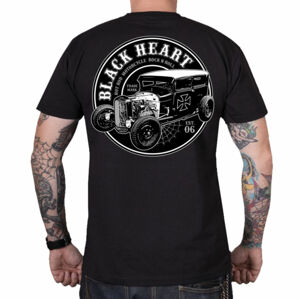 tričko pánske BLACK HEART - JEWEL - BLACK - 10221