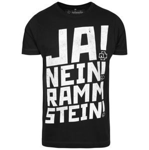 Tričko metal RAMMSTEIN Rammstein Ramm 4 Čierna XL