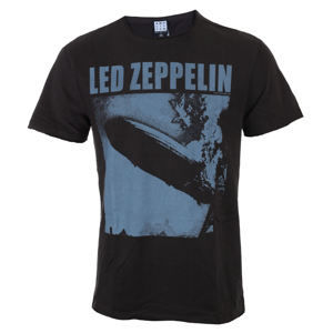 Tričko metal AMPLIFIED Led Zeppelin Blimp Square Čierna XS