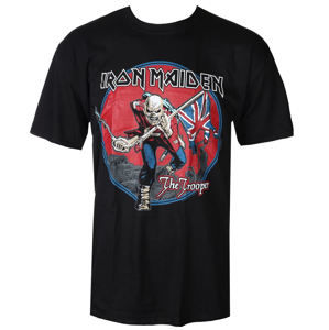 Tričko metal ROCK OFF Iron Maiden Trooper Čierna M