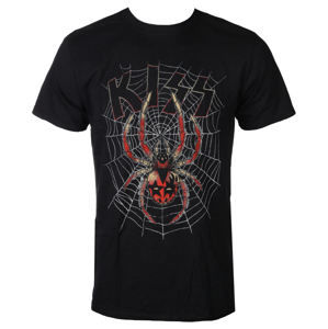 Tričko metal ROCK OFF Kiss Spider Čierna XL