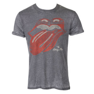 Tričko metal ROCK OFF Rolling Stones Vintage Tongue Logo Čierna XXL