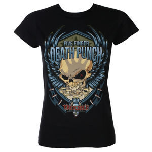 Tričko metal ROCK OFF Five Finger Death Punch Trouble Čierna