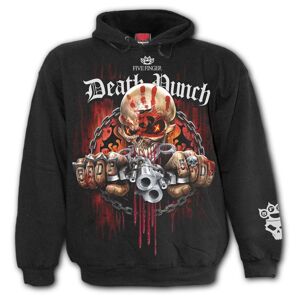 mikina s kapucňou SPIRAL Five Finger Death Punch Five Finger Death Punch Čierna