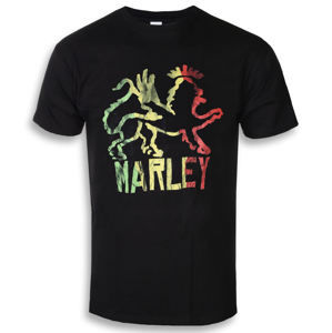 Tričko metal KINGS ROAD Ziggy Marley Tri Lion Čierna M