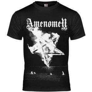 tričko hardcore AMENOMEN PENTAGRAM BURN Čierna XL