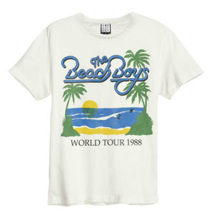 Tričko metal AMPLIFIED Beach Boys 1988 TOUR Čierna S