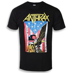 Tričko metal ROCK OFF Anthrax Dread Eagle Čierna XXL