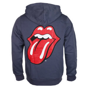 mikina s kapucňou ROCK OFF Rolling Stones Classic Tongue Čierna XL