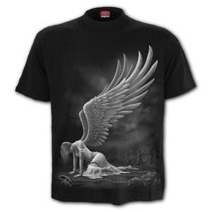 tričko SPIRAL ANGEL Čierna