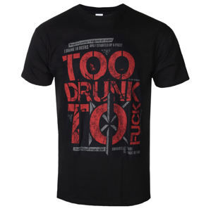tričko metal ROCK OFF Dead Kennedys Too Drunk Čierna XL