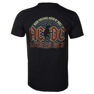 Tričko metal ROCK OFF AC-DC Hard As Rock F&B Čierna