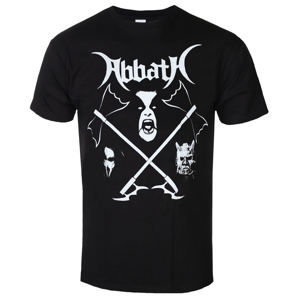 Tričko metal KINGS ROAD Abbath Band Axes Čierna XXL