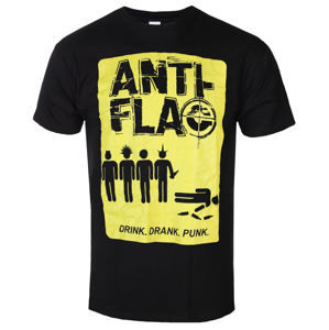 KINGS ROAD Anti-Flag Drink Drank Punk Čierna