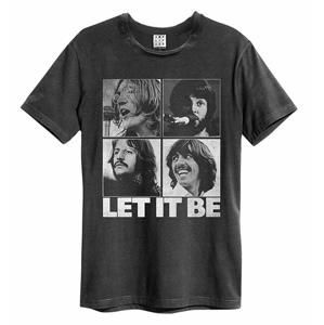 Tričko metal AMPLIFIED Beatles LET IT BE VINTAGE Čierna XS