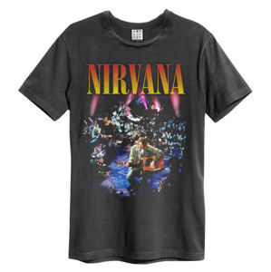 Tričko metal AMPLIFIED Nirvana LIVE IN NEW YORK Čierna