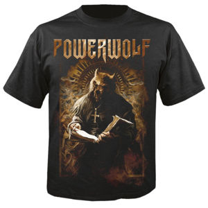 Tričko metal NUCLEAR BLAST Powerwolf Stossgebet Čierna XXL