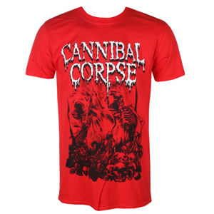 tričko metal PLASTIC HEAD Cannibal Corpse PILE OF SKULLS 2018 Čierna XL