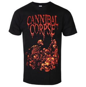 Tričko metal PLASTIC HEAD Cannibal Corpse PILE OF SKULLS Čierna XXL