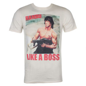 tričko filmové AMERICAN CLASSICS Rambo Boss Rambo Čierna