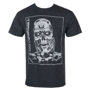 tričko filmové AMERICAN CLASSICS Terminator Machine Skull Čierna XL