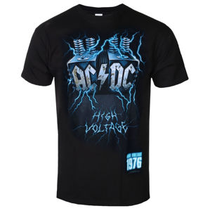 Tričko metal LIQUID BLUE AC-DC LIVE WIRE Čierna