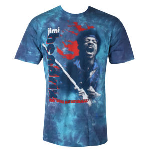 Tričko metal LIQUID BLUE Jimi Hendrix FIRE Čierna