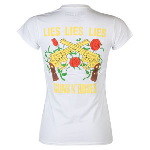 Tričko metal ROCK OFF Guns N' Roses Lies, Lies, Lies Čierna XL