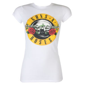 Tričko metal ROCK OFF Guns N' Roses Classic Logo Čierna L