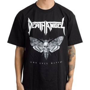 Tričko metal INDIEMERCH Death Angel Evil Divide Moth Čierna XL