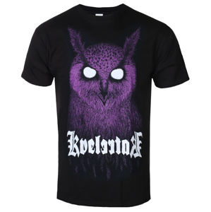 Tričko metal KINGS ROAD Kvelertak Barlett Owl Purple Čierna XL