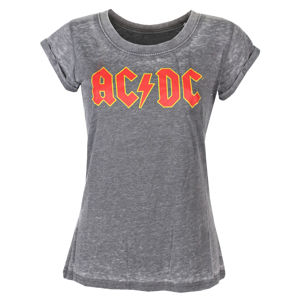 Tričko metal ROCK OFF AC-DC Logo Čierna XL