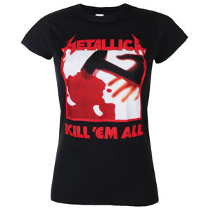 Tričko metal PLASTIC HEAD Metallica KILL EM ALL TRACKS Čierna XL