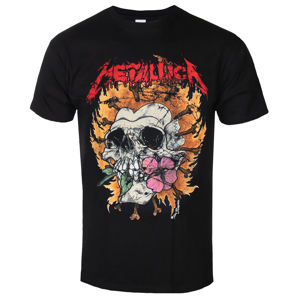 Tričko metal NNM Metallica Flower Skull Čierna