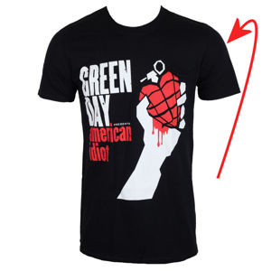 tričko pánske GREEN DAY - AMERICAN IDIOT - PLASTIC HEAD - POŠKODENÉ - MA435 L