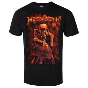 Tričko metal ROCK OFF Megadeth Peace Sells Čierna XXL