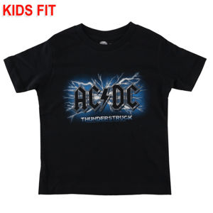 Tričko metal Metal-Kids AC-DC (Thunderstruck) Čierna 140