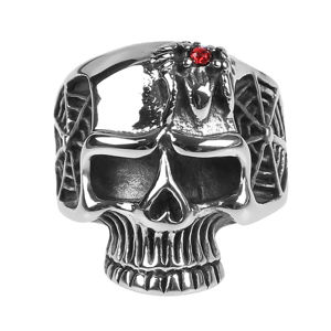 prsteň ETNOX - Skull - SR1426 65