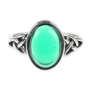 prsteň ETNOX - Celtic Green - SR1190 62