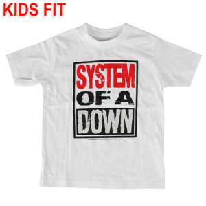 Tričko metal Metal-Kids System of a Down Logo Čierna