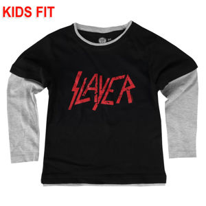 Tričko metal Metal-Kids Slayer Logo Čierna 104