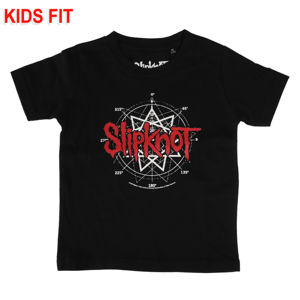Tričko metal Metal-Kids Slipknot Star Symbol Čierna 152